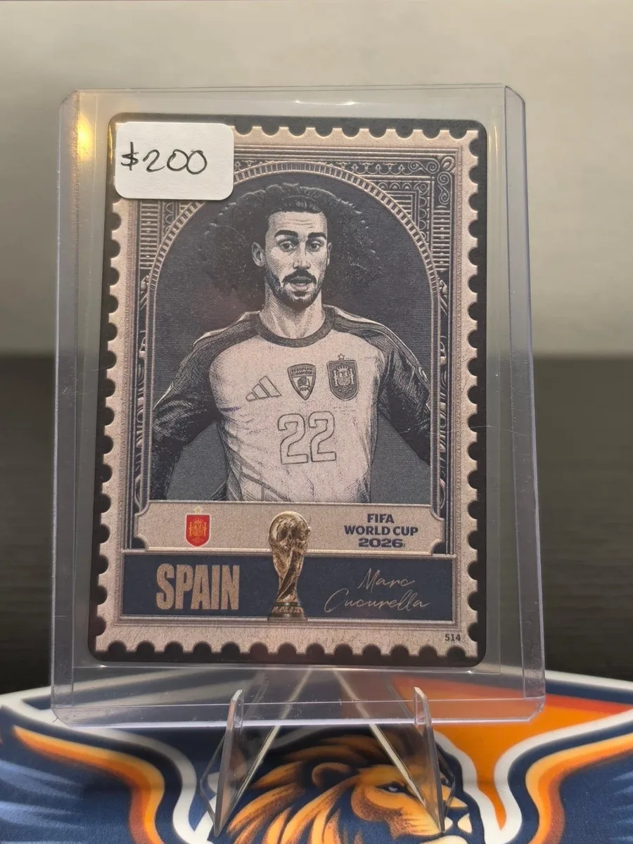 Carta de Marc Cucurella, Mundial 2026 · Estampilla